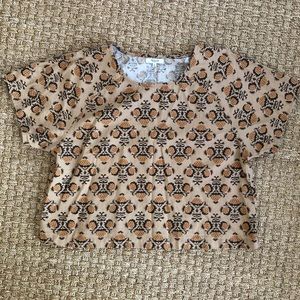 Madewell cotton linen blend top